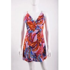 Farm Rio Banana Mini Dress Size Small